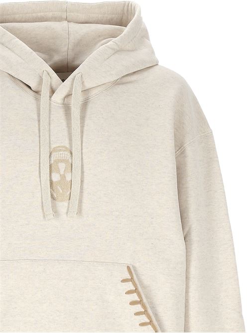 Hoodie with Skull embroidery ALEXANDER MCQUEEN | 815006QXABQ9183